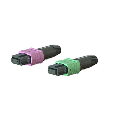 ราคาดี FTTH ตู้ขนาดเล็ก MPO Connector บู๊ทกลม 5.0 มม. 12 24 คอร์ OM3 ตัวเชื่อมต่อไฟเบอร์ ออนไลน์