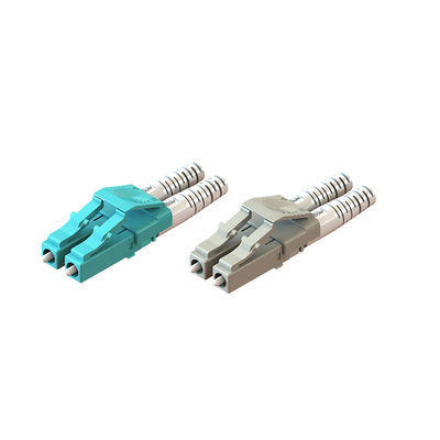 คอนเนกเตอร์ไฟเบอร์ออปติก LC Duplex การเชื่อมต่อคู่สําหรับเครือข่ายความหนาแน่นสูง