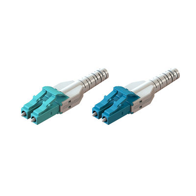 เครื่องเชื่อมไฟเบอร์ pigtail lC Optic Connector สําหรับการใช้งานความหนาแน่น