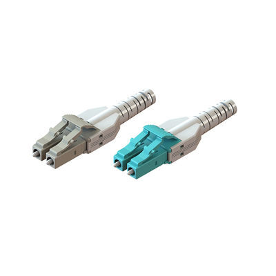 uniboot Fiber Optic LC Connector สําหรับเครือข่ายพื้นที่ท้องถิ่น ความเหมาะสมความหนาแน่นสูง