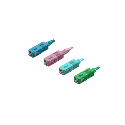 เครื่องเชื่อม Fiber SC Multi-Mode Single Mode ในชุดปลายทางหลายสี
