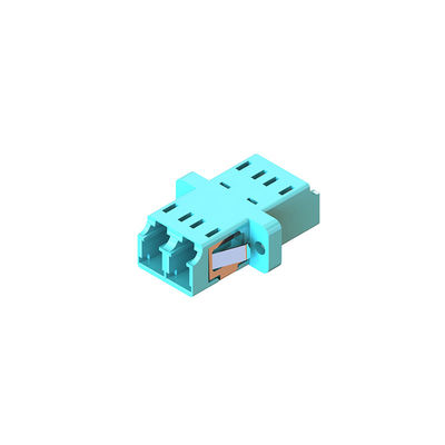 Duplex LC To LC Fiber Adapter ความแม่นยําสูง การเชื่อมต่อปลายไปปลาย
