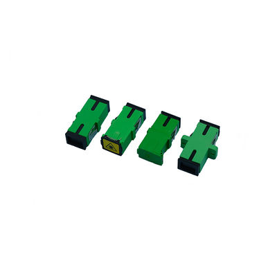 ราคาดี SC Green Fiber Adapter ชุดออปติกที่กําหนดเอง พร้อมฟลันจ์หรือไม่มีฟลันจ์ ออนไลน์