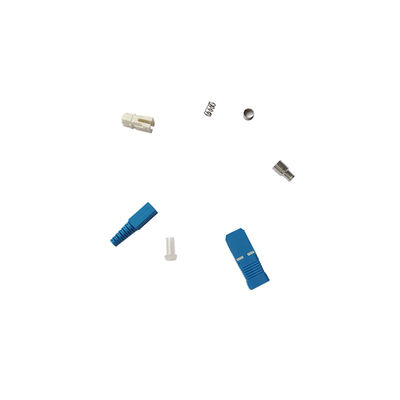 SC Connector ไฟเบอร์ออปติก Quick Connect VGroove ไฟเบอร์ Connector MM SM โหมด