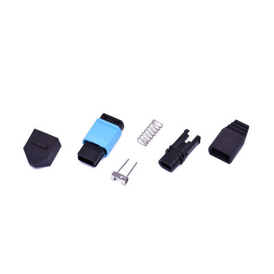 MPO 5.0mm สายเชื่อมไฟเบอร์ออปติก ผ้าปูทับทับ 12/24 โครงการฟีเบอร์แจ็ค