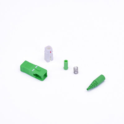 SC APC ไฟเบอร์ คอนเนคเตอร์ รองเท้าบูทหลายสีเพื่อการระบุและปรับแต่งง่าย